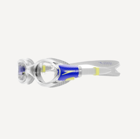Очки для плавания Speedo Biofuse 2.0 Junior детские (прозрачные; синий/черный/прозрачный/желтый)